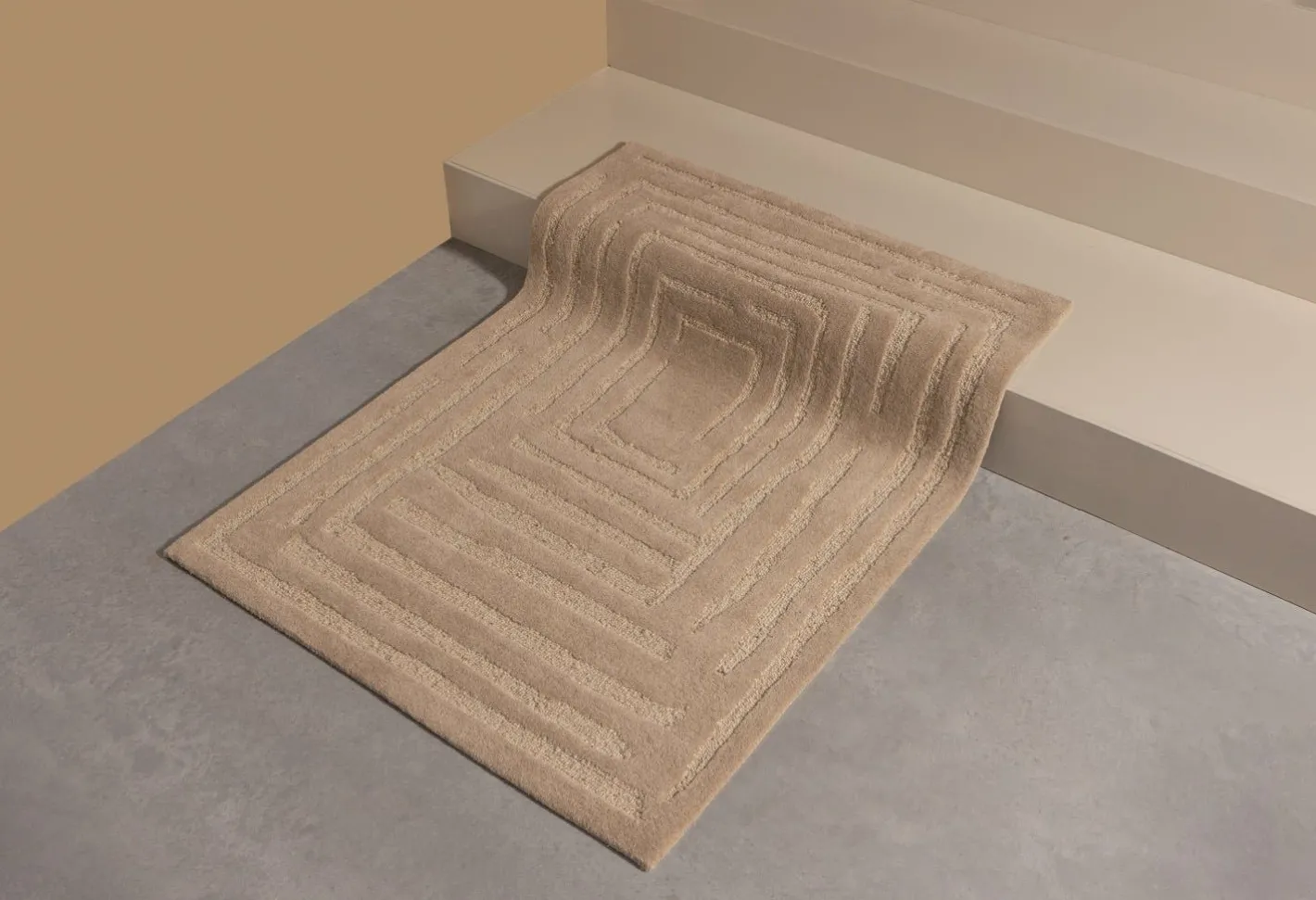 Outlet WOOOD Alicia Vloerkleed Sand