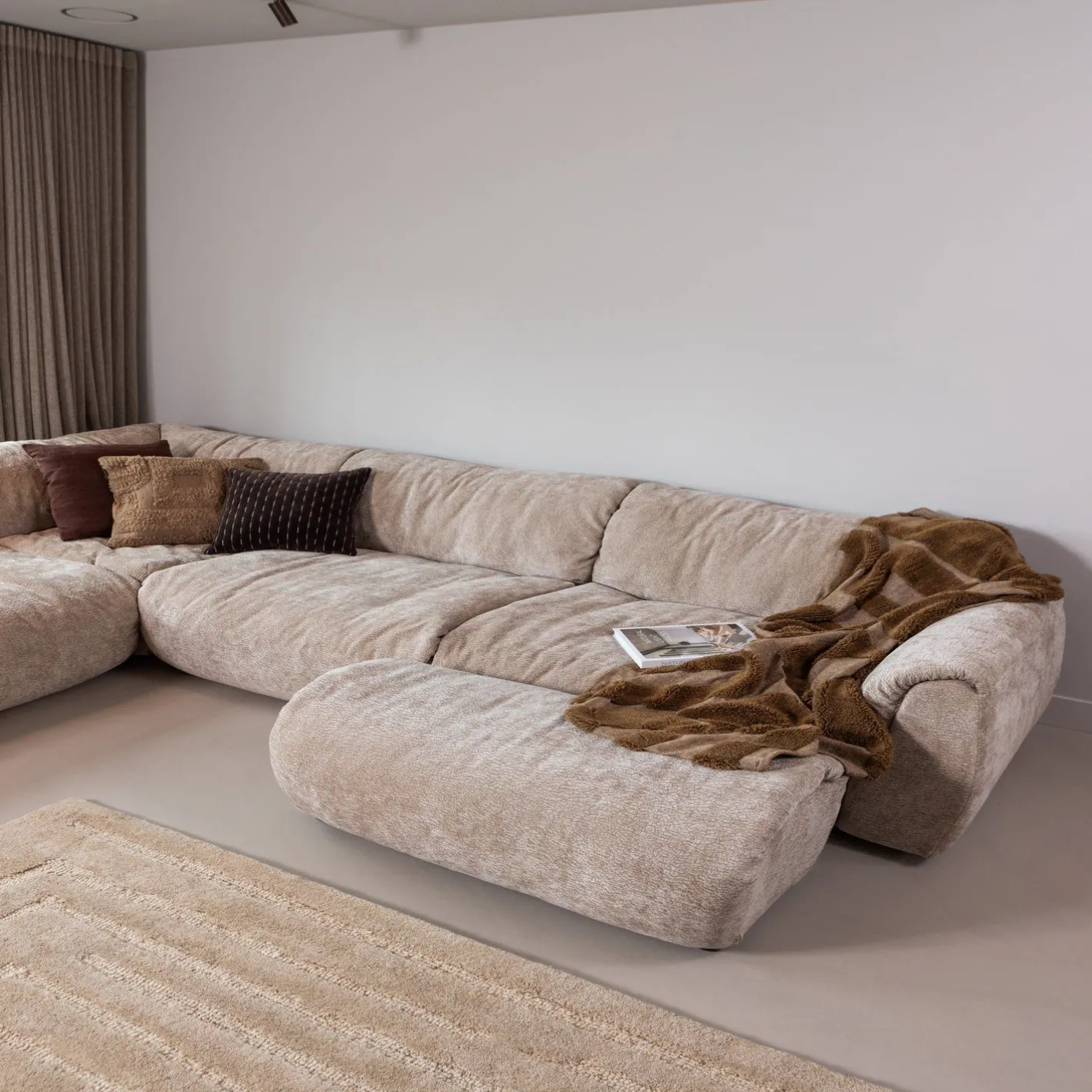 Outlet WOOOD Alicia Vloerkleed Sand