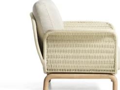 Outlet Kave Home Alipa Outdoor Fauteuil Ecru