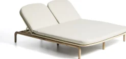 Sale Kave Home Alipa 2-persoons Ligstoel Ecru