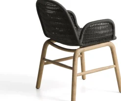 Online Kave Home Alipa Tuin Armstoel Antraciet