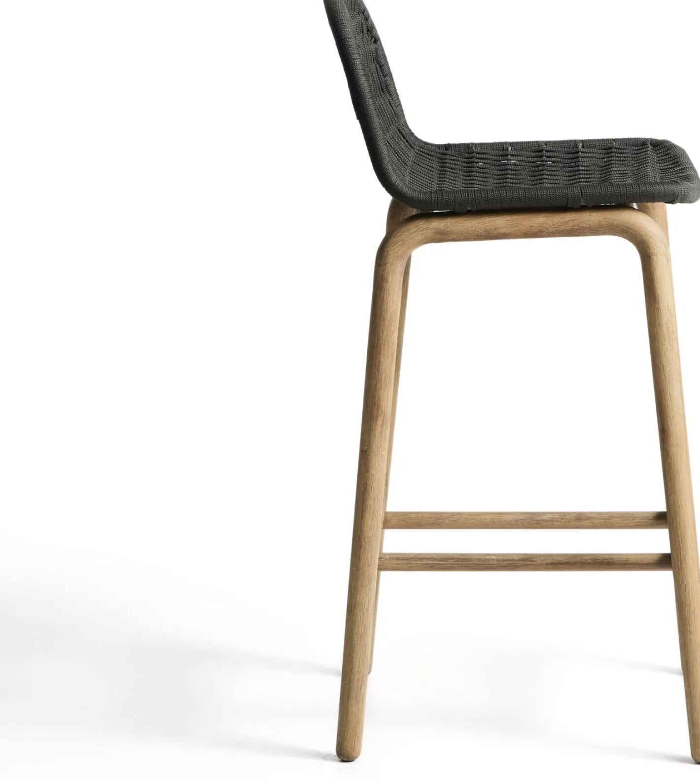 Outlet Kave Home Alipa Tuin Barkruk Antraciet