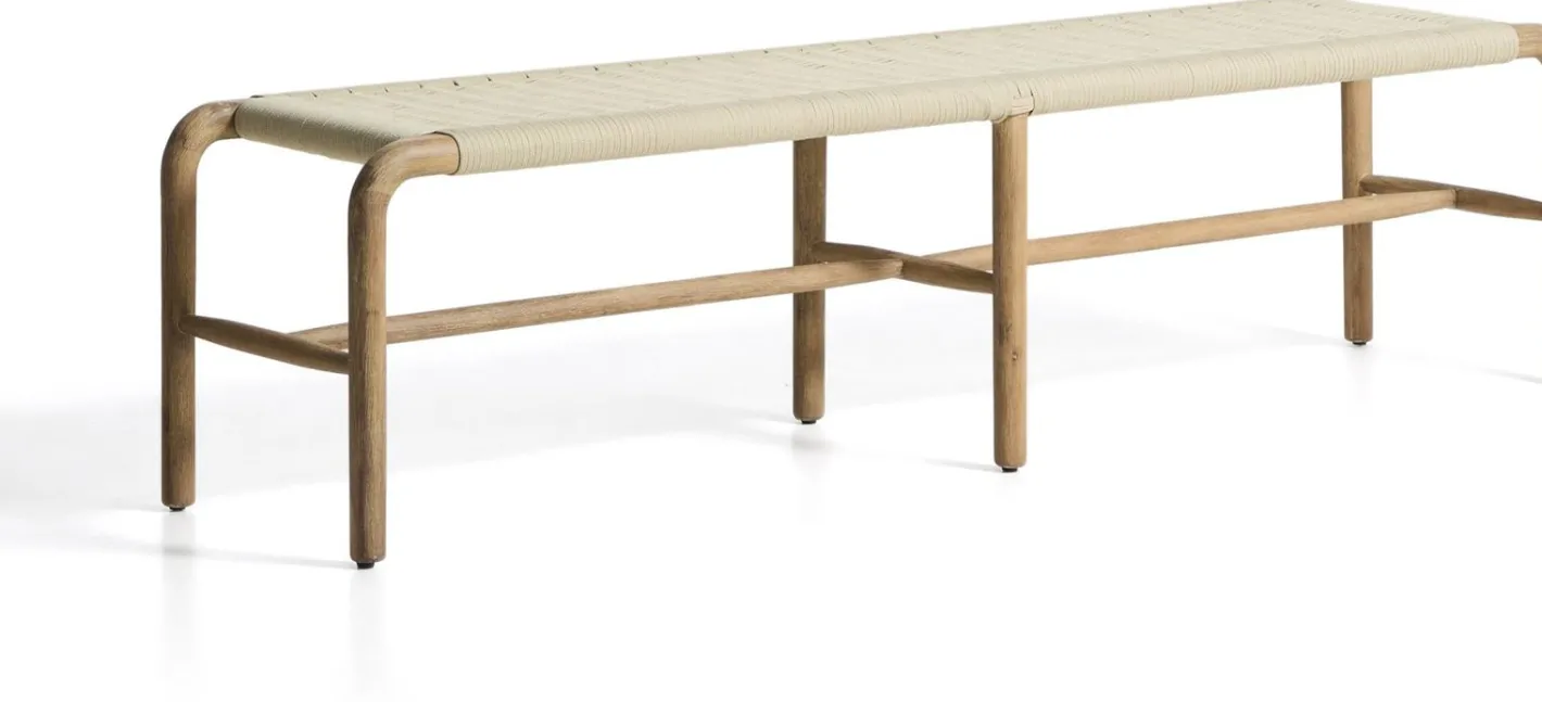 Clearance Kave Home Alipa Tuinbankje Ecru