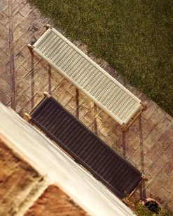 Kave Home Alipa Tuinbankje Antraciet