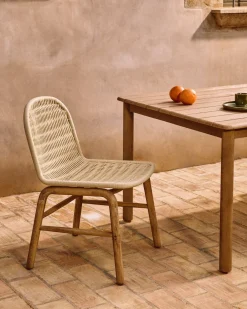 Clearance Kave Home Alipa Tuinstoel Ecru