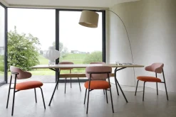 Discount Artifort Aloa Eetkamerstoel Roze, Rood