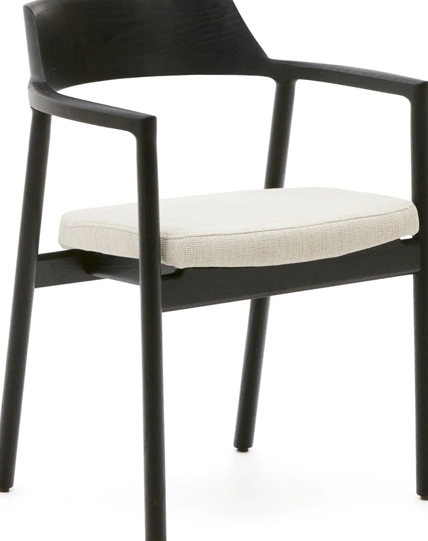 Best Kave Home Alocs Eetkamerstoel Beige, Zwart