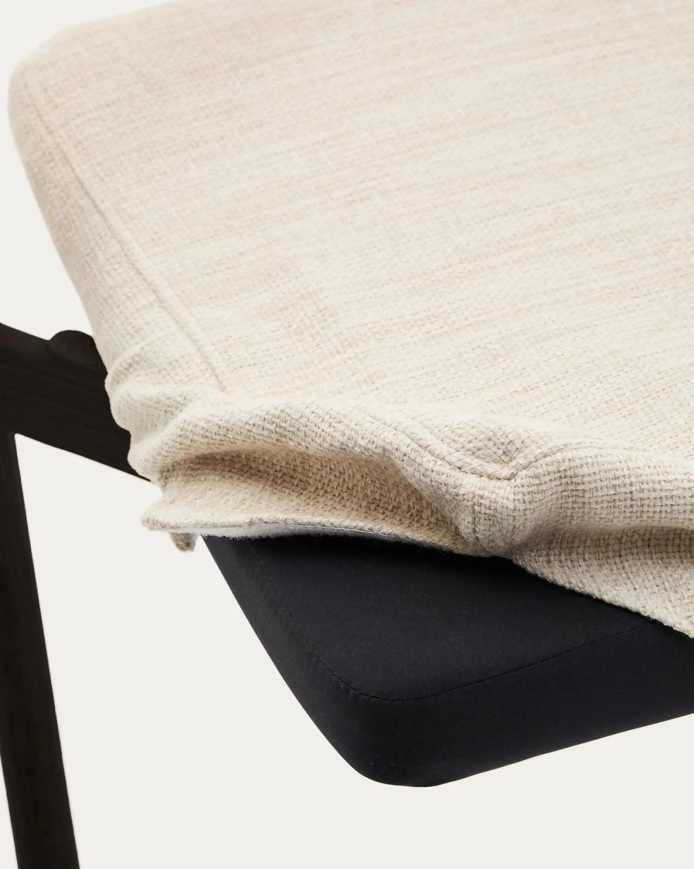 Best Kave Home Alocs Eetkamerstoel Beige, Zwart