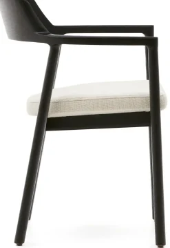 Best Kave Home Alocs Eetkamerstoel Beige, Zwart