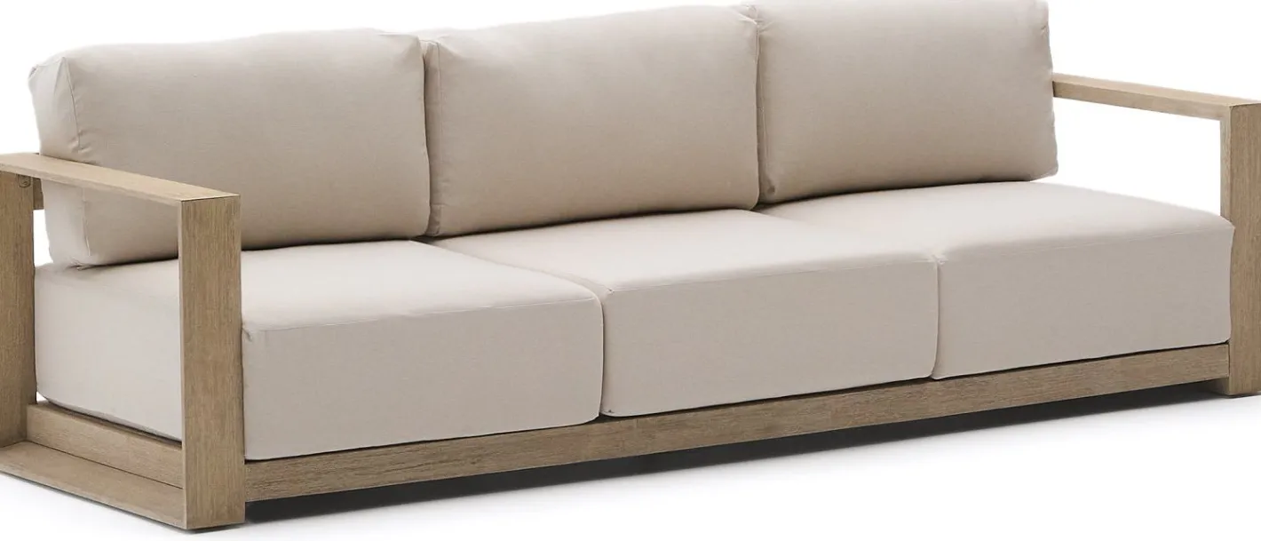 Kave Home Ambra 3-Zitsbank Beige