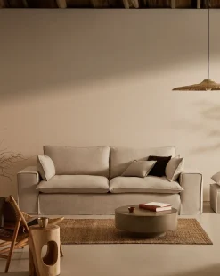 Discount Kave Home Anarela 3-Zitsbank Beige