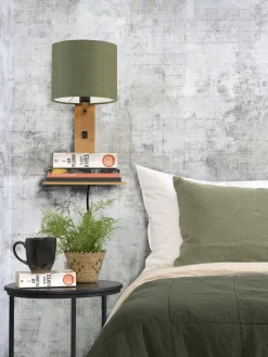 Good&Mojo Andes Natural Wandlamp green forest