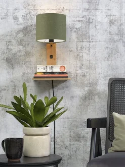 Good&Mojo Andes Natural Wandlamp green forest