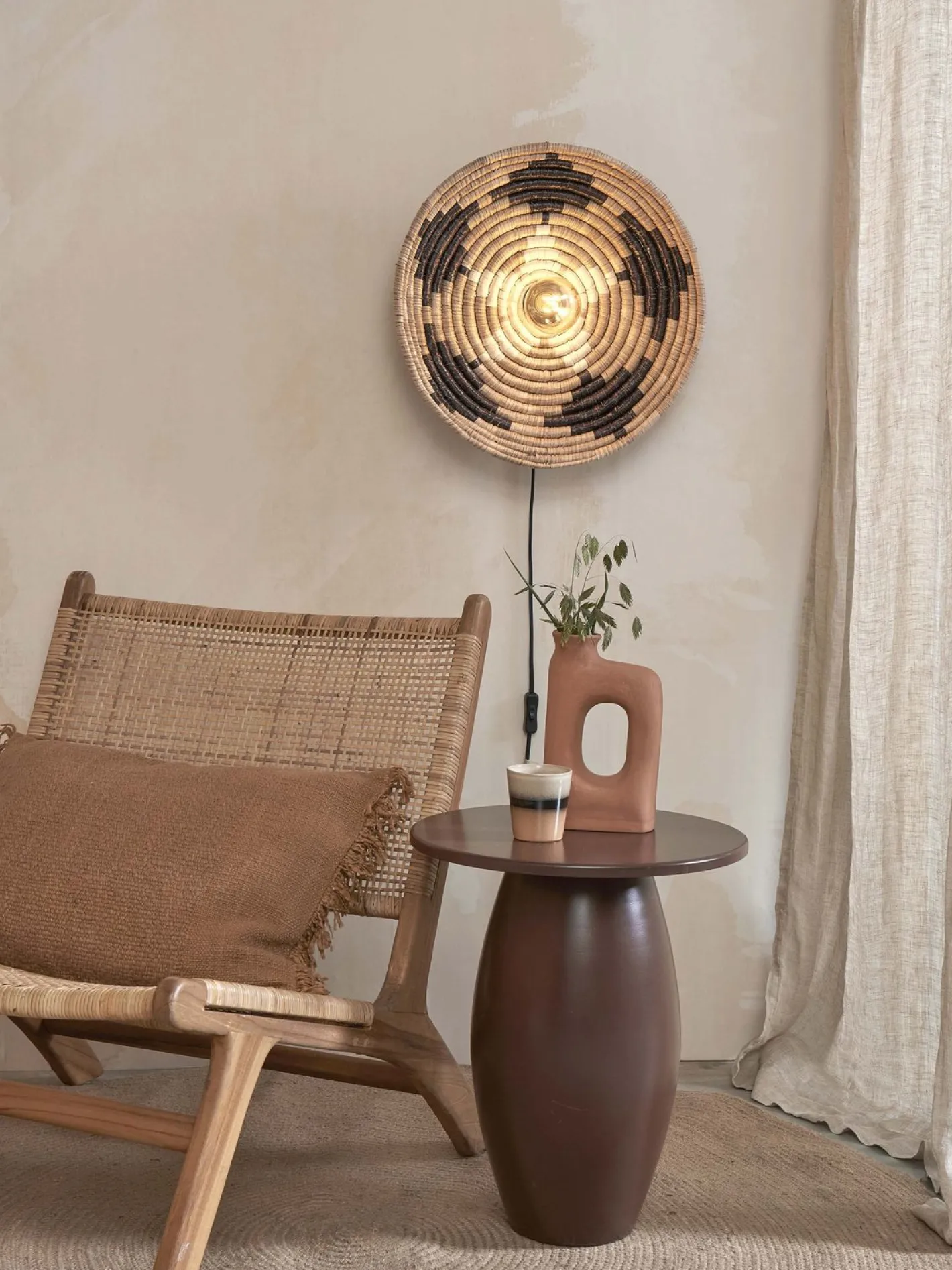 Sale Good&Mojo Andros Wandlamp Black, White