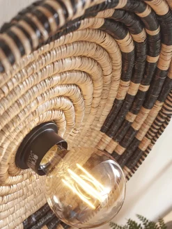 Outlet Good&Mojo Andros Wandlamp Black, Natural
