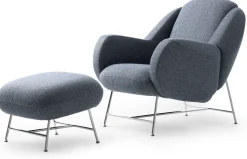 Online Leolux Anton Poef Blauw