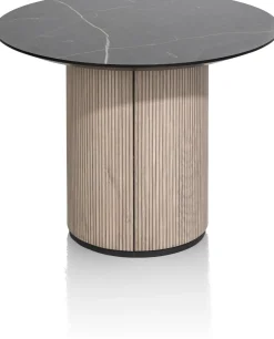 Discount XOOON Aramon Bijzettafel Zwart, Naturel