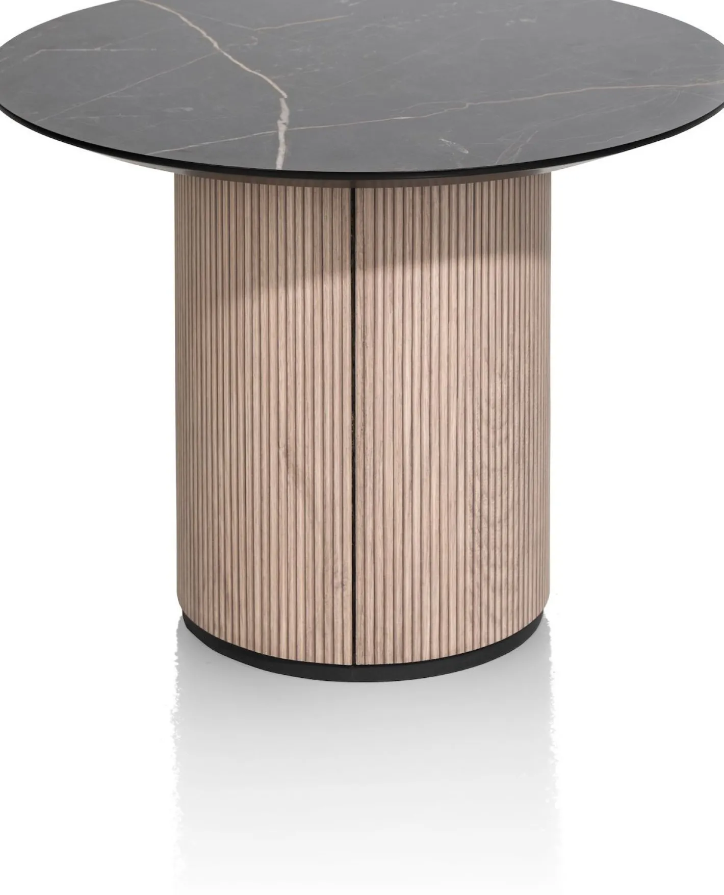 Discount XOOON Aramon Bijzettafel Zwart, Naturel