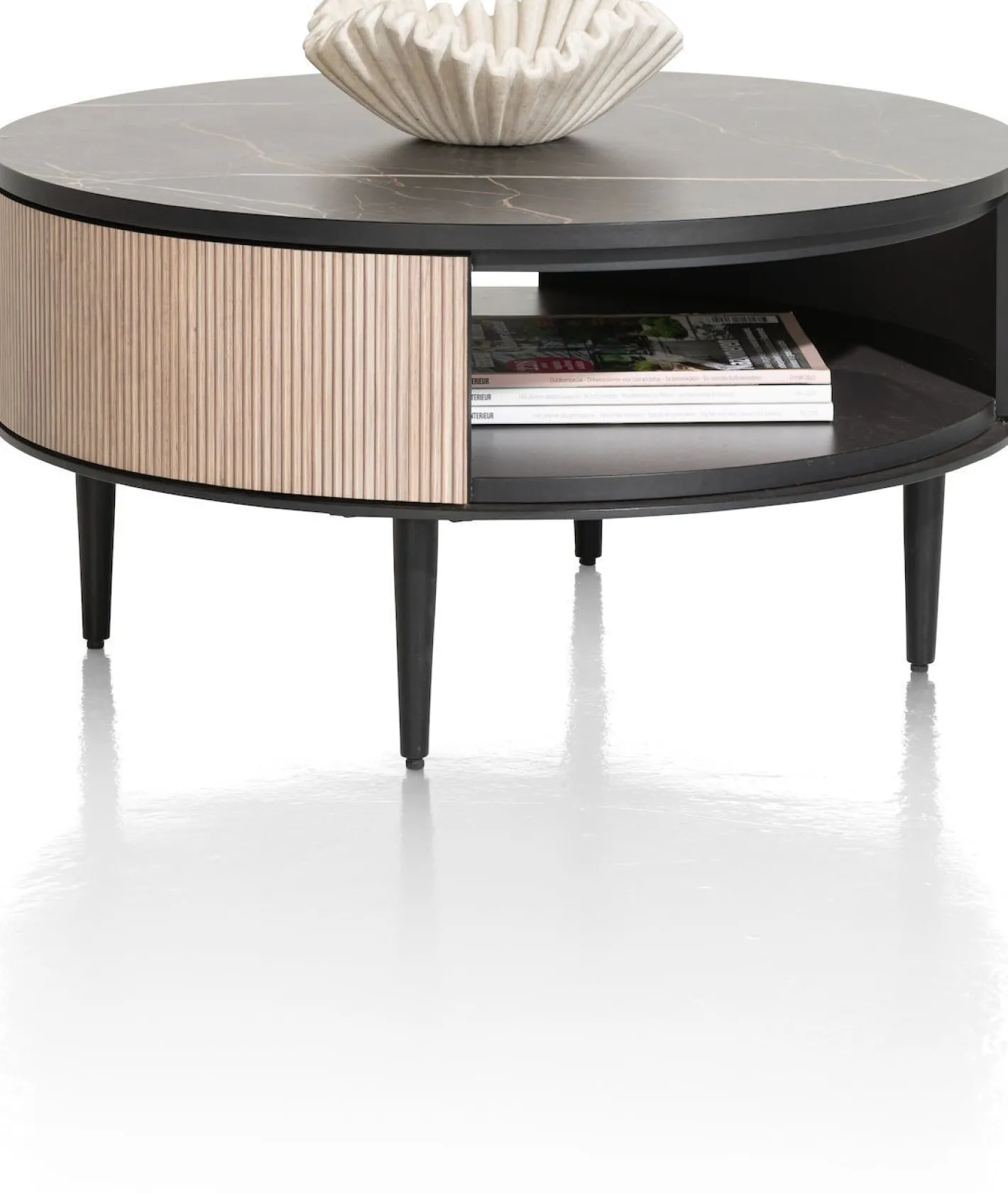New XOOON Aramon Salontafel Zwart, Naturel