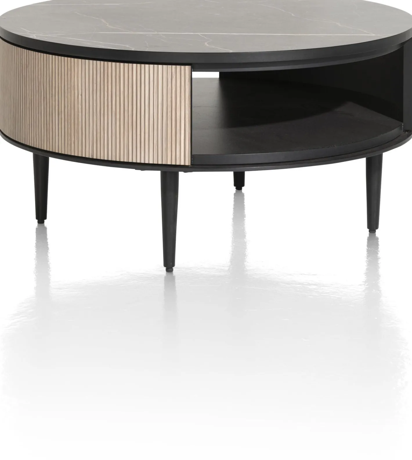 New XOOON Aramon Salontafel Zwart, Naturel