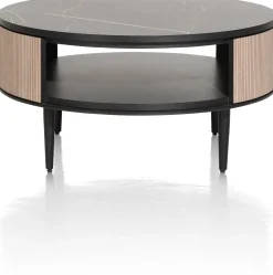 New XOOON Aramon Salontafel Zwart, Naturel