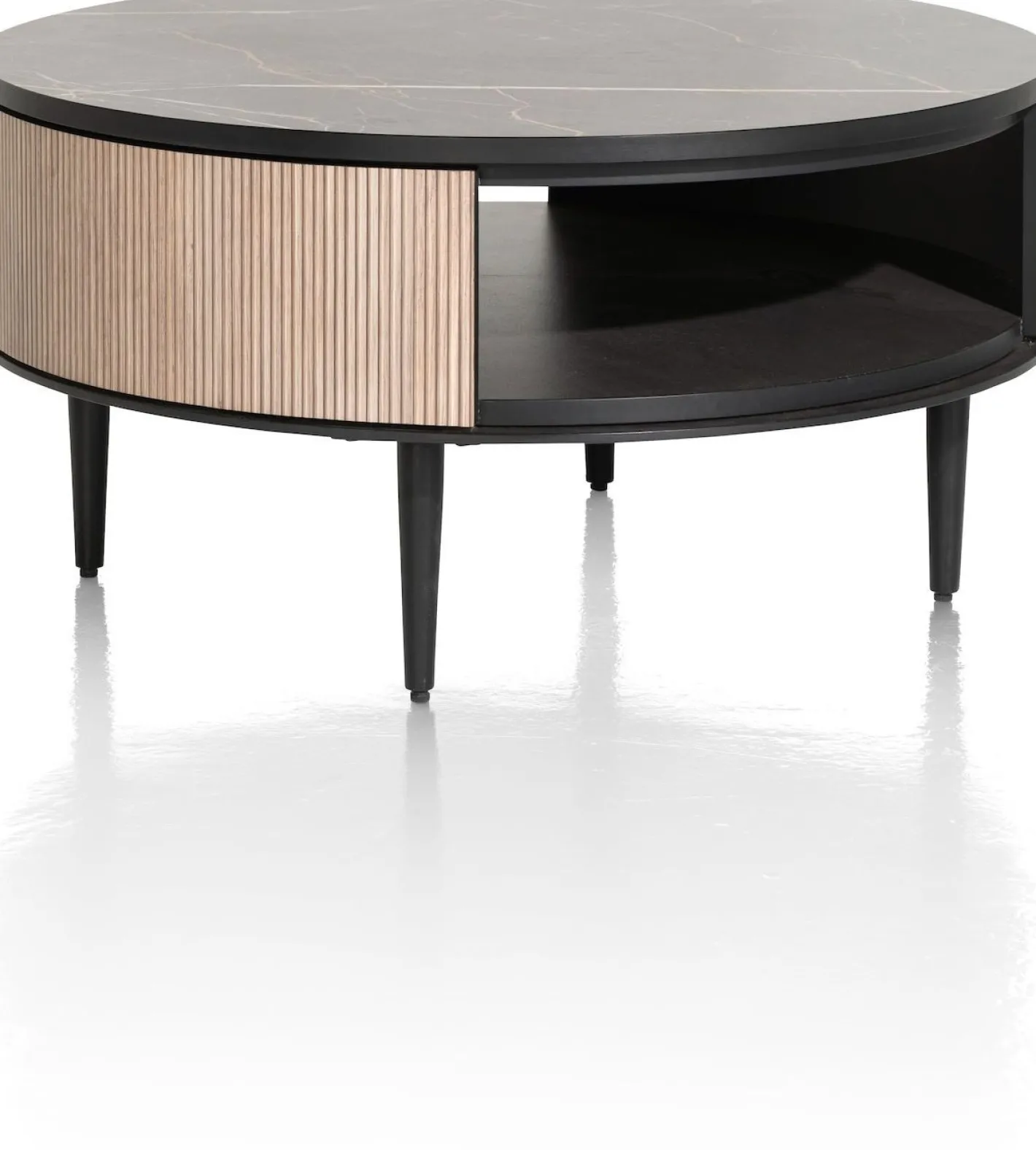 New XOOON Aramon Salontafel Zwart, Naturel