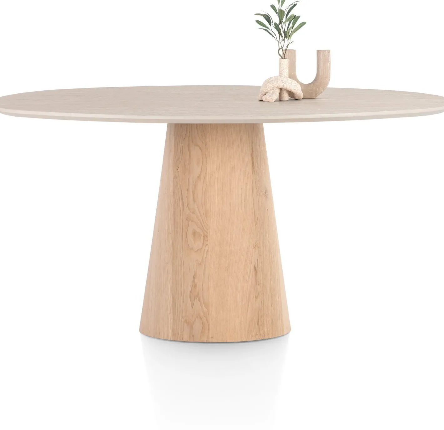 Sale XOOON Aras Ovaal Eettafel Travertin