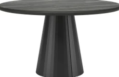 Online XOOON Arawood Rond Eettafel Zwart