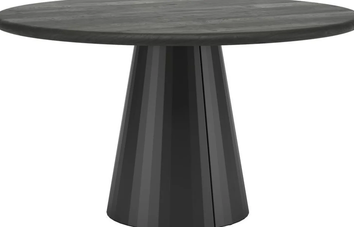 Online XOOON Arawood Rond Eettafel Zwart