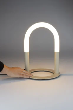 Clearance Zuiver Arch Tafellamp Beige