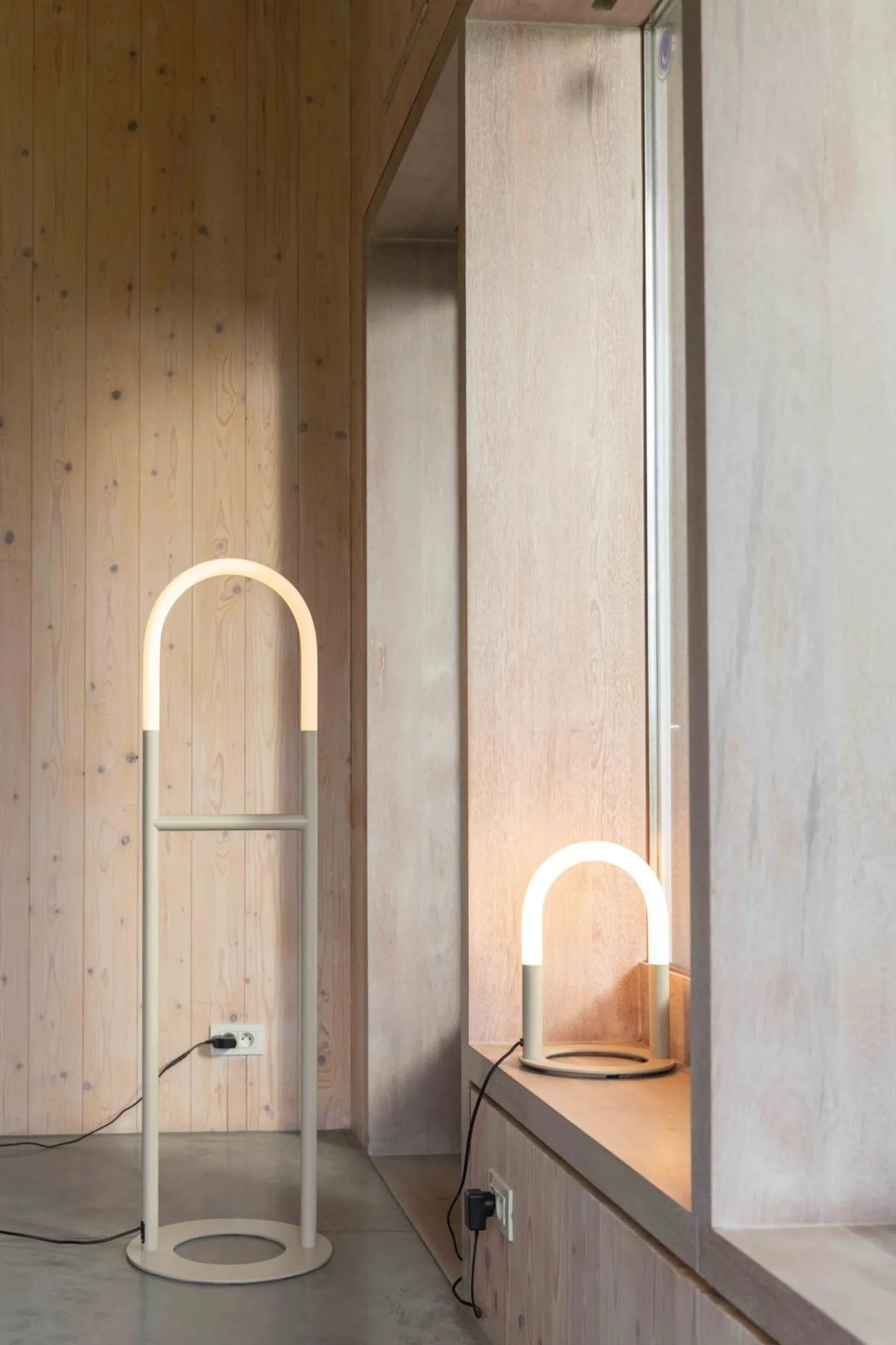 Online Zuiver Arch Vloerlamp Beige