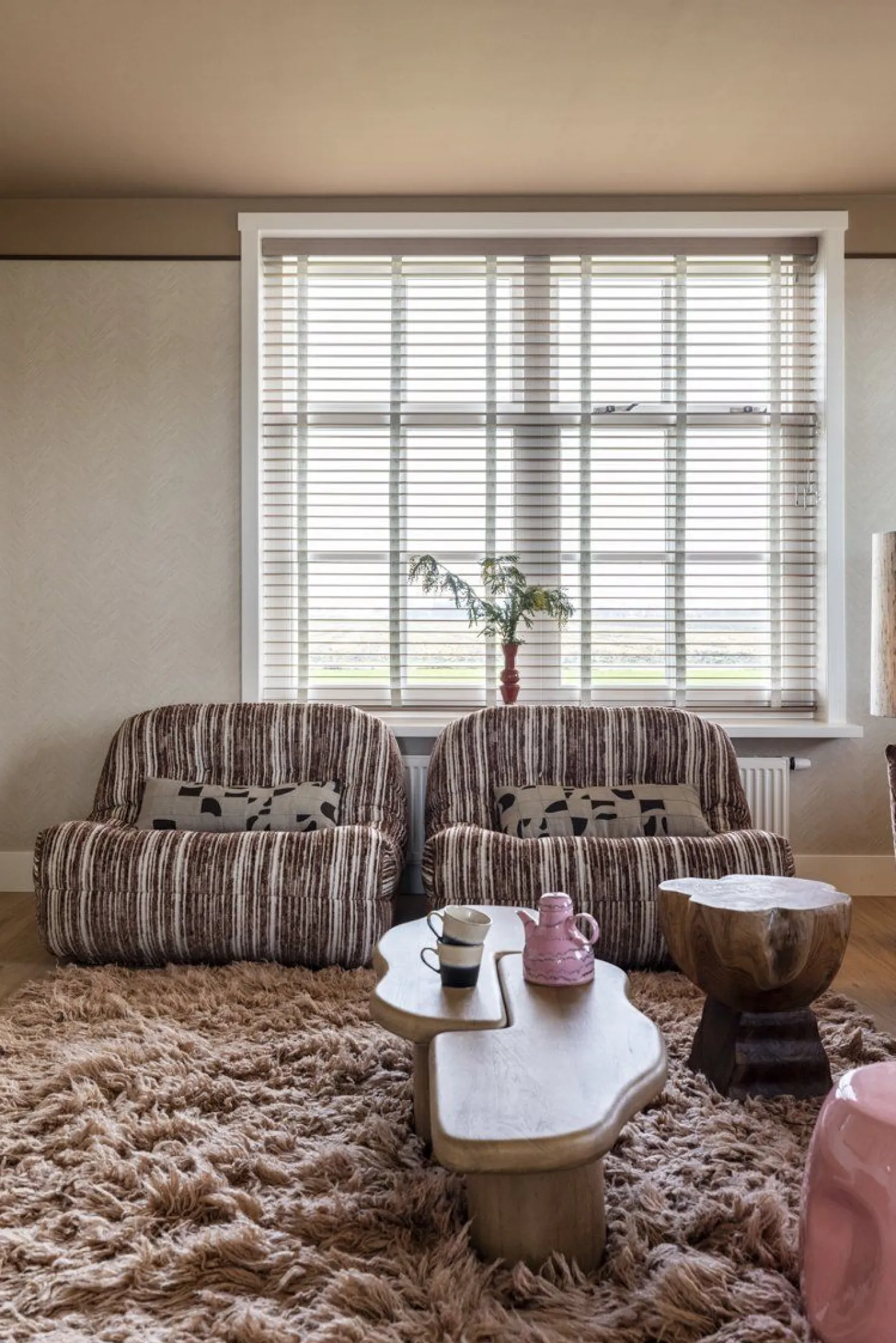 Discount HKLIVING Arched Kruk Naturel