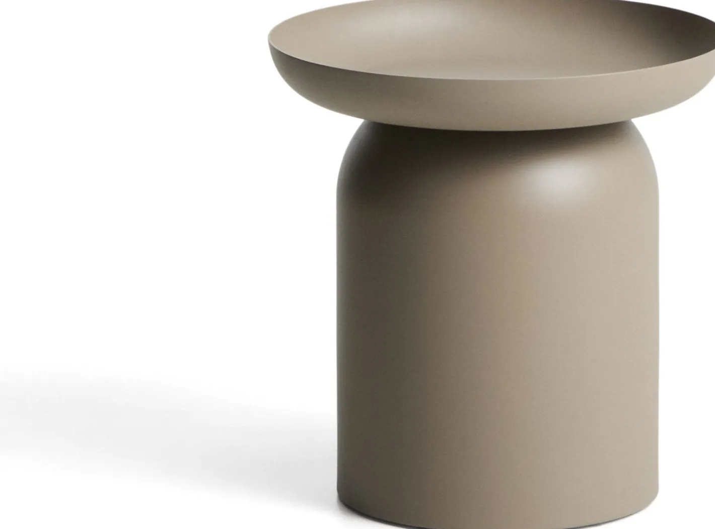 Online Kave Home Arcola Bijzettafel Taupe
