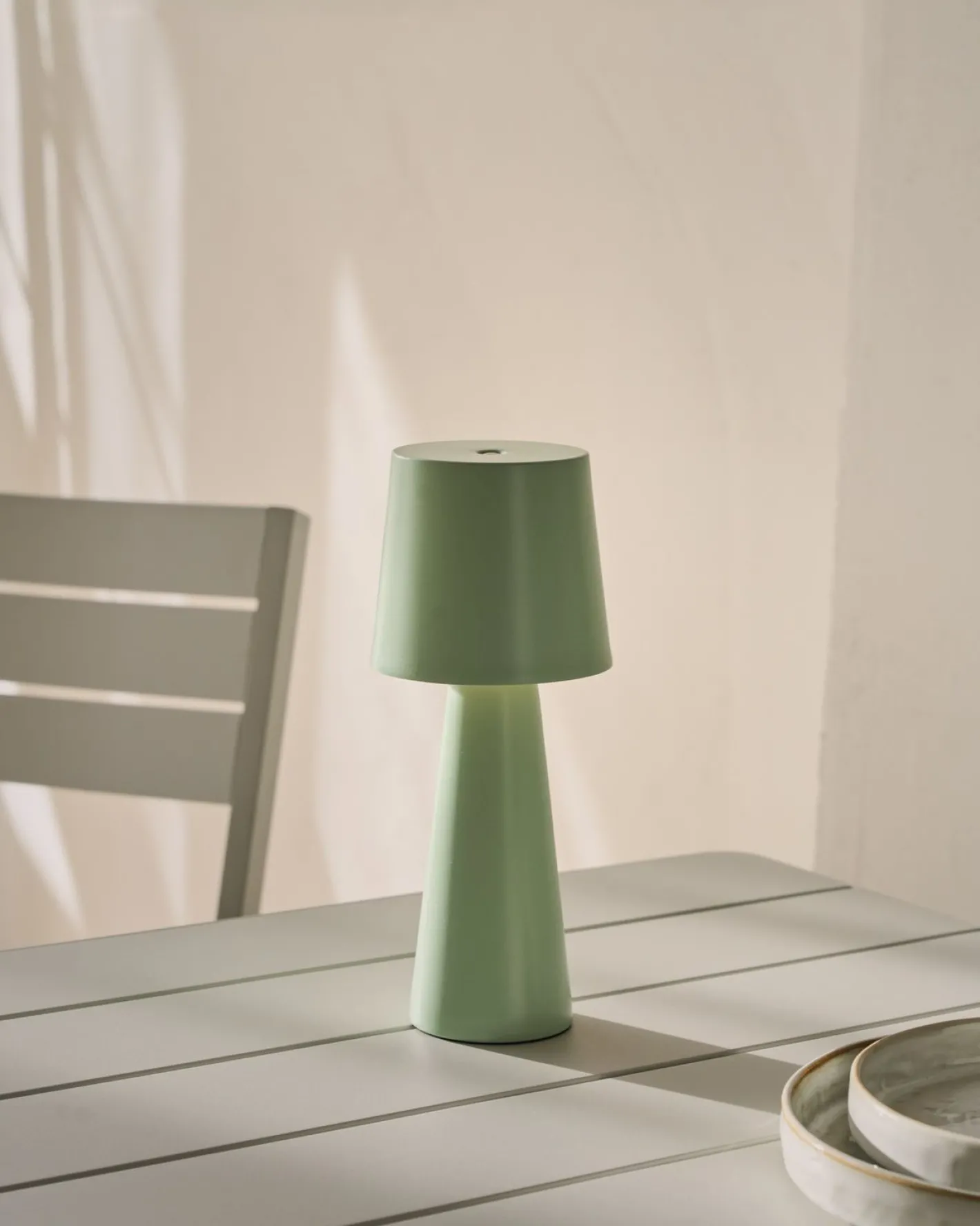 Outlet Kave Home Arenys Kleine Tafellamp Turquoise