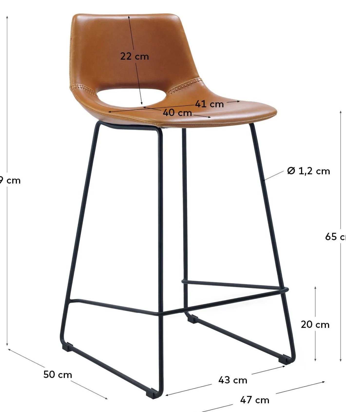 Best Kave Home Arenys Kleine Tafellamp Wit