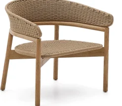 Sale Kave Home Arinella Outdoor Fauteuil Beige, Naturel