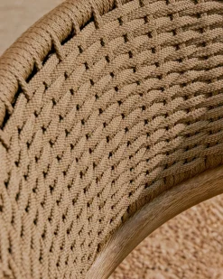 Sale Kave Home Arinella Outdoor Fauteuil Beige, Naturel