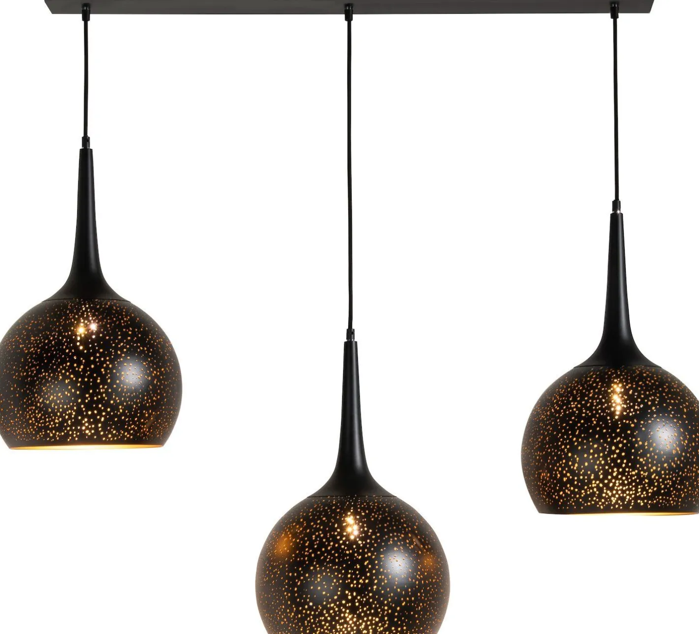 COCO maison Arjen Hanglamp Zwart, Goud