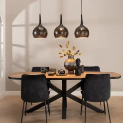 COCO maison Arjen Hanglamp Zwart, Goud
