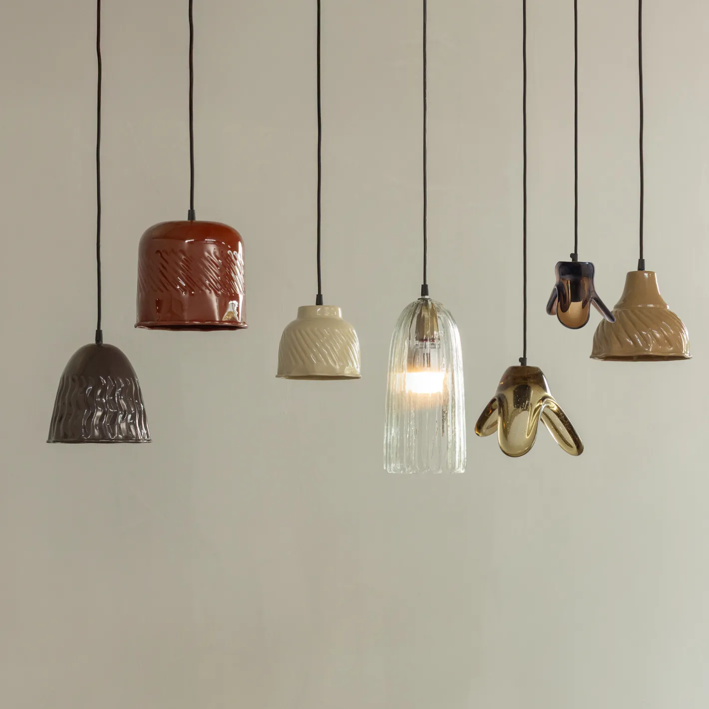 Online WOOOD Arleso Hanglamp Donkerbruin