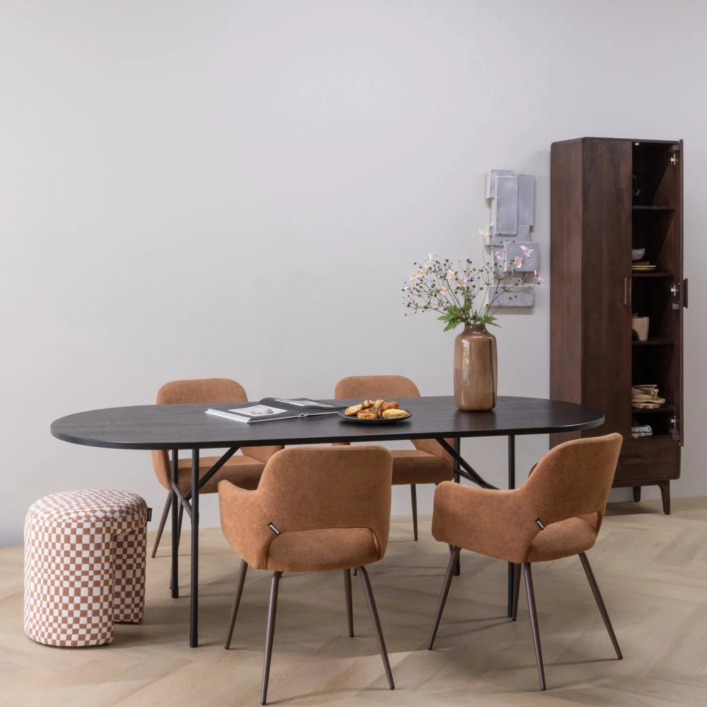 WOOOD Arthur Eettafel Zwart
