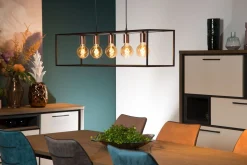 Hot Lucide Arthur Hanglamp Zwart, Koper