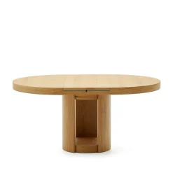 Outlet Kave Home Artis Uitschuifbare Eettafel Naturel