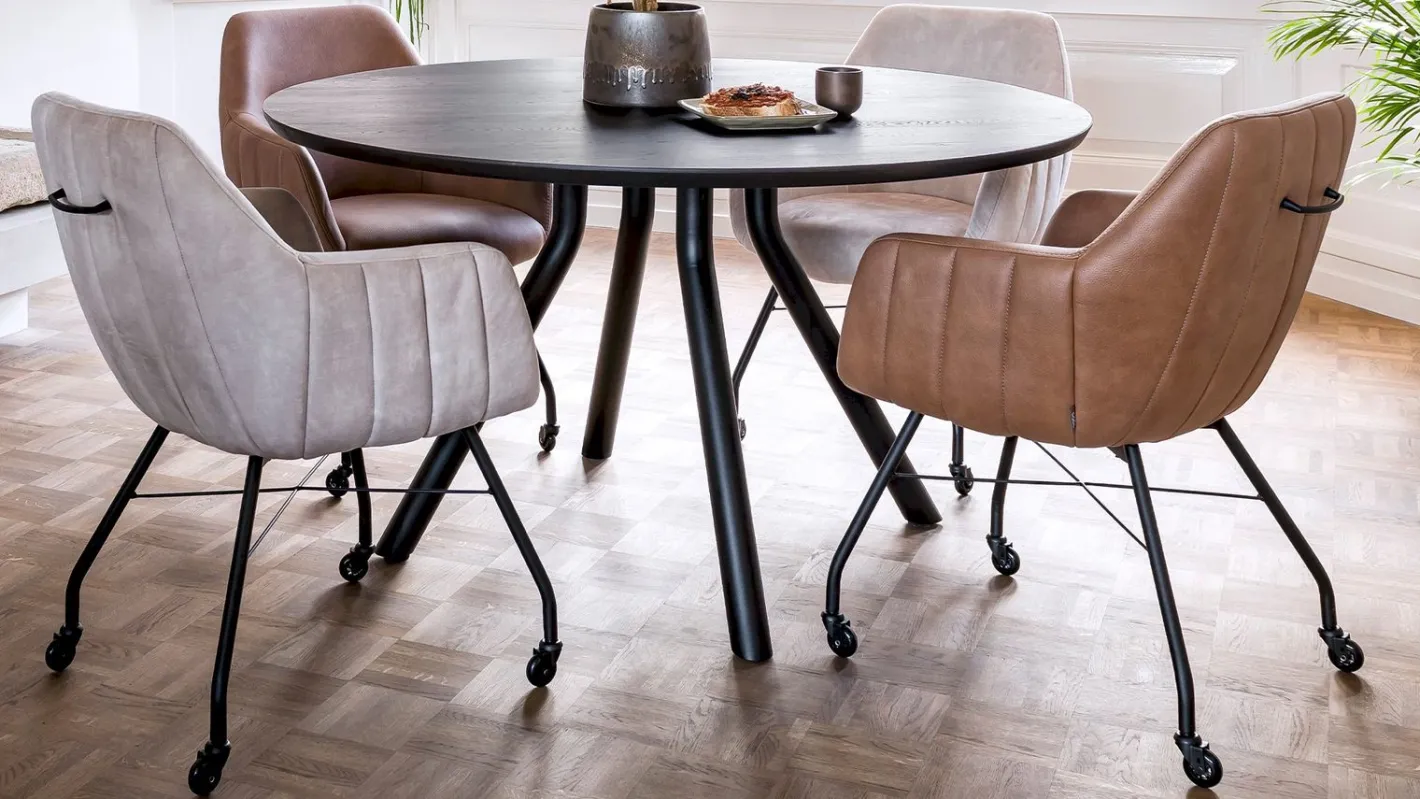 Outlet XOOON Arvada Rond Eettafel Onyx