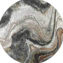 Hot Feelings Wonen Arvada Rond Vloerkleed Multi
