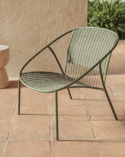 Clearance Kave Home Atrani Outdoor Fauteuil Groen