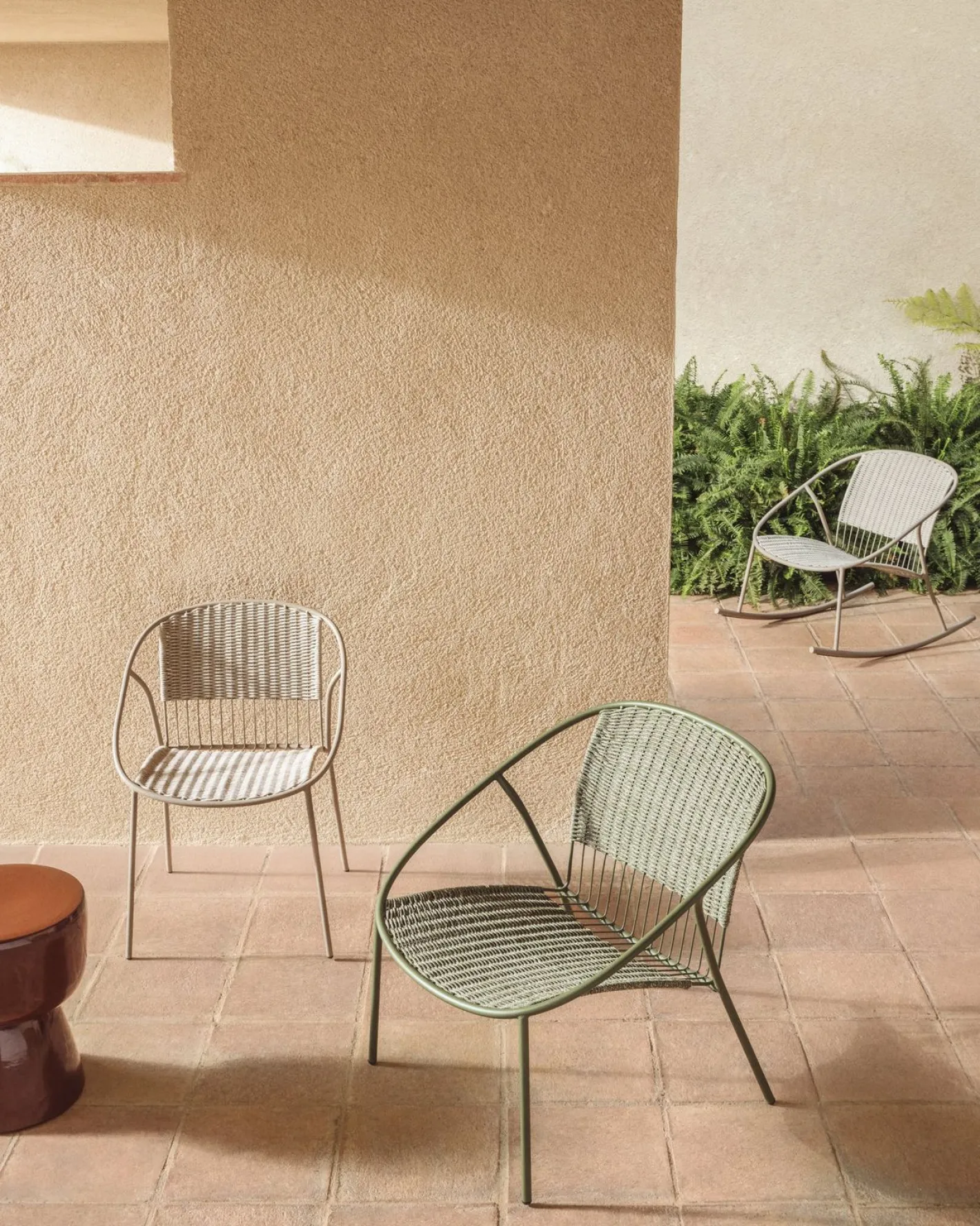 Clearance Kave Home Atrani Outdoor Fauteuil Groen