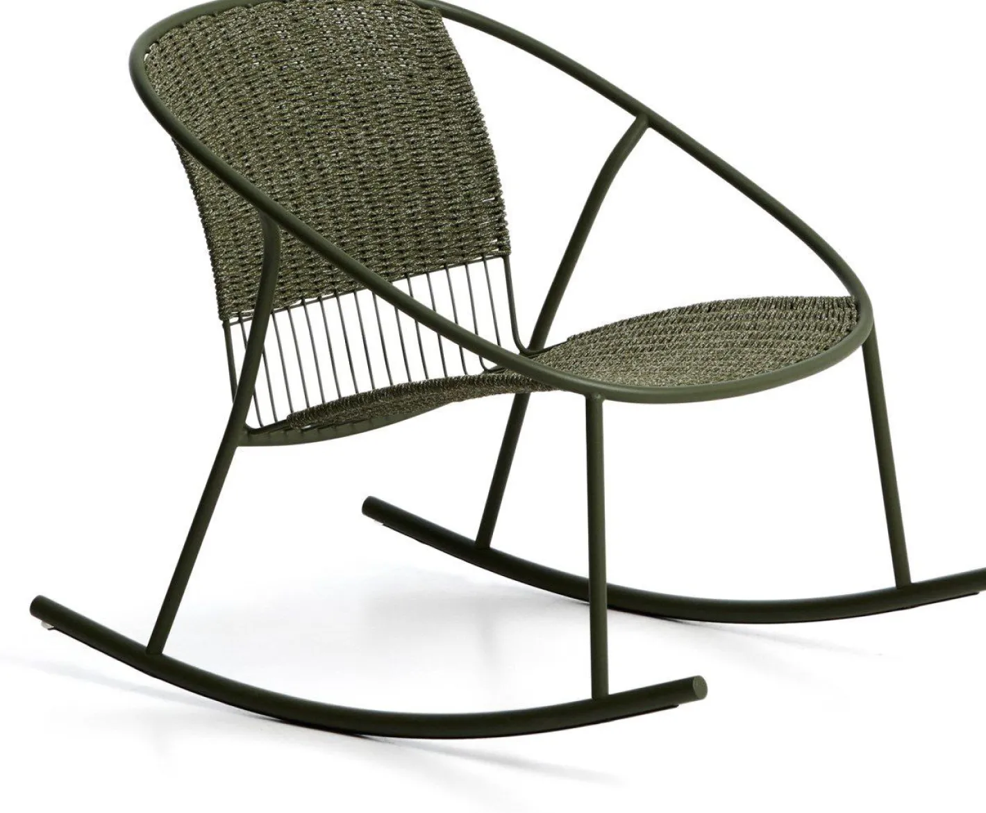 Discount Kave Home Atrani Outdoor Schommelstoel Groen
