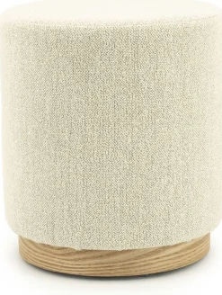 Online Eleonora Avah Poef Beige
