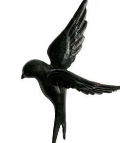 New WOOOD Avaler Vogels Set van 4 Wanddecoratie Zwart